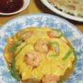 minmin!'s cooksnap of when they made 簡単！★うちの和風のエビ天津飯★.
