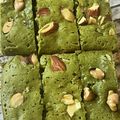 にせしるびあ's cooksnap of when they made ナッツとホワイトチョコの抹茶ブラウニー.