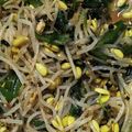 郁たん's cooksnap of when they made 豆もやしとほうれん草のナムル！.