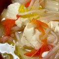 s06007's cooksnap of when they made 白菜かにかまコンソメスープ♪咳に簡単薬膳.