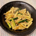 なつき☆ミ's cooksnap of when they made 塩もみ大根ときゅうりのきんぴら☆簡単よ♪.