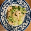 ノッツ's cooksnap of when they made エビとチンゲン菜の出汁炒め.