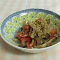 umemodoki's cooksnap of when they made 手抜ききんぴらごぼう(しめじも).
