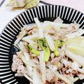 みっちゃん❇️68's cooksnap of when they made うどと豚肉の炒めもの.