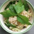 シビリキン's cooksnap of when they made 簡単！三つ葉だけ！三つ葉の炊き込みご飯☆.