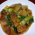 クックJOEさん's cooksnap of when they made ミンチ肉で大根とチンゲン菜のあんかけ♪.