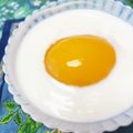 バウチャン's cooksnap of when they made 目玉焼き？みたいなヨーグルト(๑^^๑).