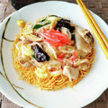 在宅勤務のおじさん's cooksnap of when they made 味のマルタイ 長崎皿うどん.