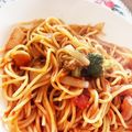 あーきたこま's cooksnap of when they made 本格★簡単トマトパスタ.