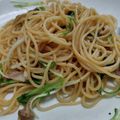 chocomaro♪'s cooksnap of when they made きのこ、ベーコン、水菜の和風パスタ.