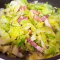 クックXI961T☆'s cooksnap of when they made ベーコンキャベツのしんなりコンソメ蒸し煮.
