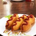 ☆のっこ★'s cooksnap of when they made 簡単！HMでミニアメリカンドック　おやつ.