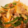 mame0601's cooksnap of when they made 豚肉とピーマンの味噌炒め♪.