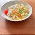 Etsu☆ko's cooksnap of when they made 【楽めし】白菜と卵の中華丼.