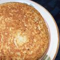 52♪96's cooksnap of when they made 自家製オートミール粉100％のパンケーキ.