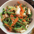 Yuuko7i's cooksnap of when they made ヘルシー！人参と豆苗の塩昆布和え〈副菜〉.