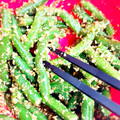 3110さゆ's cooksnap of when they made 冷凍いんげんで簡単★胡麻たっぷり和え.