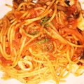 ｱｰﾁｬﾝﾏﾏﾁｬﾝ's cooksnap of when they made 簡単トマトソースでペスカトーレ.