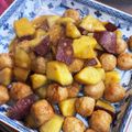 こむきむこ's cooksnap of when they made さつまいもと肉団子の煮物.