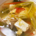 chacokon☆'s cooksnap of when they made 豆腐とカニかまの具だくさん中華スープ.