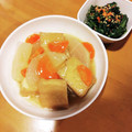 yunapi☆'s cooksnap of when they made 厚揚げと豚肉、小松菜の中華風とろみ煮.
