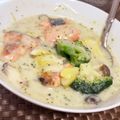 クックふーー's cooksnap of when they made なめらか♪鮭と白菜のクリーム煮.