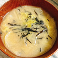 yukarin222's cooksnap of when they made 痛風対策！ひじきと白菜のお味噌汁.