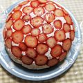 ☆なつこ's cooksnap of when they made いちごのズコットケーキ(ミニサイズ２台).