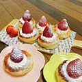 あずひろmom♡'s cooksnap of when they made 子供おやつ　いちご生クリームパイ.