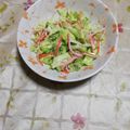 くネコまろす's cooksnap of when they made キャベツ大量消費♡キャベツカニカマサラダ.
