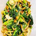 クックOWPJU3☆'s cooksnap of when they made 簡単♬｡.小松菜と油揚げの煮浸し.