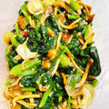 クックOWPJU3☆'s cooksnap of when they made 簡単♬｡.小松菜と油揚げの煮浸し.