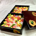 かっちゃん杉's cooksnap of when they made 刺身が残ったら宝石箱みたい海鮮チラシ寿司.