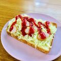 ねっちゃんっ's cooksnap of when they made ホットドッグトースト.