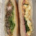 かずくん☆'s cooksnap of when they made たくあんと卵のサンドイッチ.