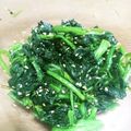 クックOSIUQ0☆'s cooksnap of when they made 褒められ常備菜　ほうれん草のナムル.