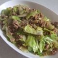 きらり流れ星's cooksnap of when they made 挽き肉とキャベツの黄金炒め.