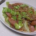 きらり流れ星's cooksnap of when they made 焼きうどん.