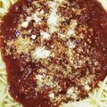 しーくれっと・らいふ's cooksnap of when they made ひき肉たっぷり♪濃厚ミートソース.