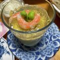 さちaro's cooksnap of when they made 絶品☆海老と枝豆豆腐の和ジュレ添え.