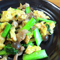 ちーまぐ's cooksnap of when they made 10分で完成☻豚小松菜のふわたまタレ炒め.