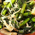 ☆ayami☆26's cooksnap of when they made 春菊ときのこの簡単おひたし.