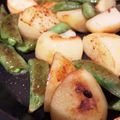 ぶす丸's cooksnap of when they made スナップえんどうと新じゃがのバター炒め。.