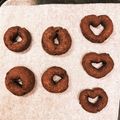 なーなちゃん's cooksnap of when they made 卵不使用☆お豆腐でココア焼きドーナツ。.