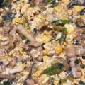 ぱるママ's cooksnap of when they made 白米消滅！肉にら玉子炒め（肉ニラ玉炒め）.