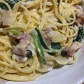 しゅんしゅっ's cooksnap of when they made 簡単＊ほうれん草のカルボナーラ.