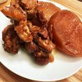 李畄♪'s cooksnap of when they made 圧力鍋で作る手羽元とたっぷり大根の甘酢煮.