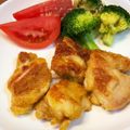 颯人雄稀ママ's cooksnap of when they made 簡単❤鶏もも肉のカレーチーズ焼き♪.