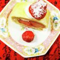 クックMRC59P☆'s cooksnap of when they made 米粉のいちごロールケーキ.