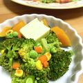 ぽろっとＱちゃん's cooksnap of when they made “南瓜ミックスベジタブル･ブロッコリン”.